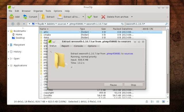 PeaZip 9.3.0 free instals